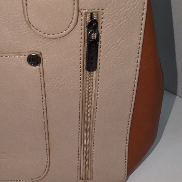 Montana West Tan and Brown Tote Bag - Picture 13 of 16